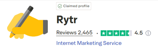 Rytr Trustpilot Score