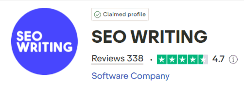 SEOWriting AI Trustpilot Score