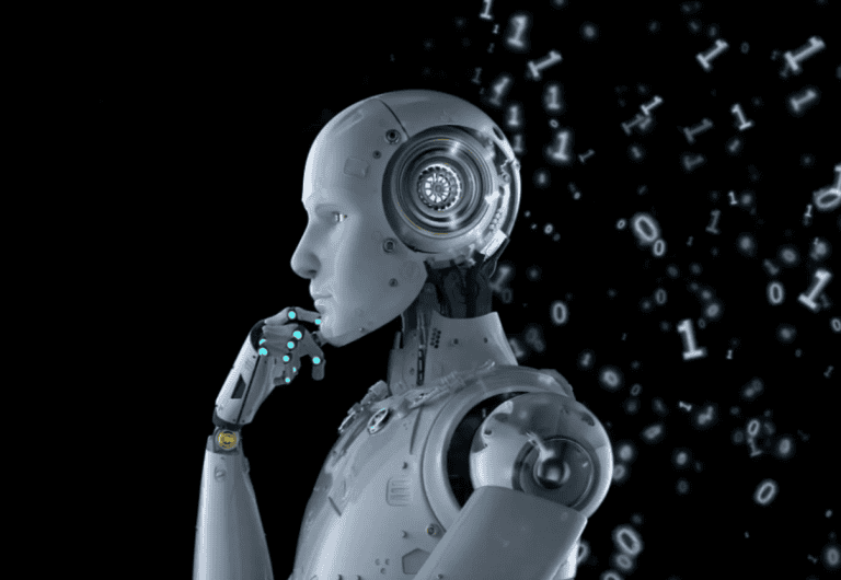 Robot using ai copywriting tools
