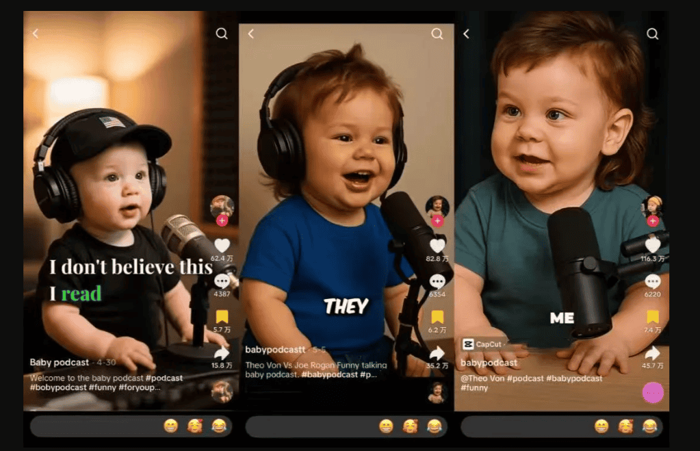AI Baby Podcasters