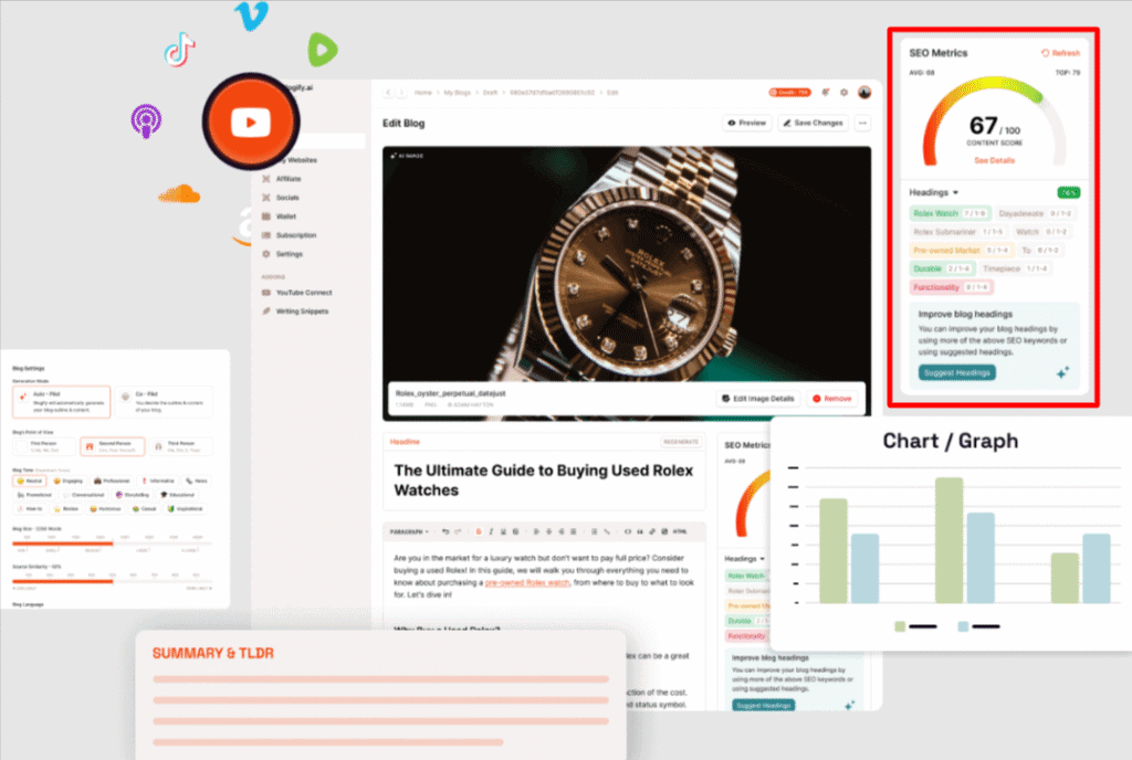 Blogify SEO Metrics