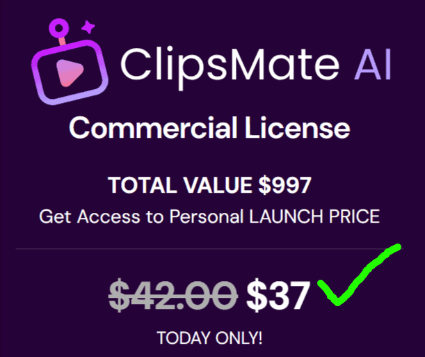 ClipsMate AI Pricing