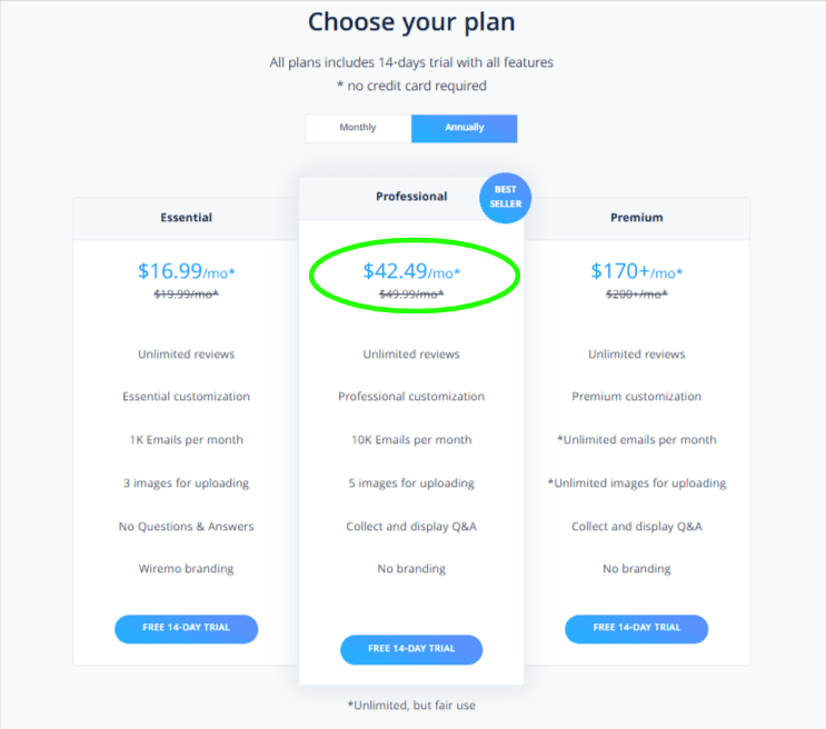 Wiremo Pricing Plans