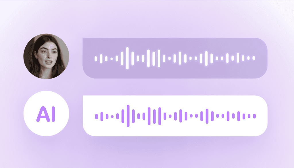 Woman cloning her voice with AI